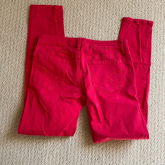 Red stretch jegging - Picture 3 of 3
